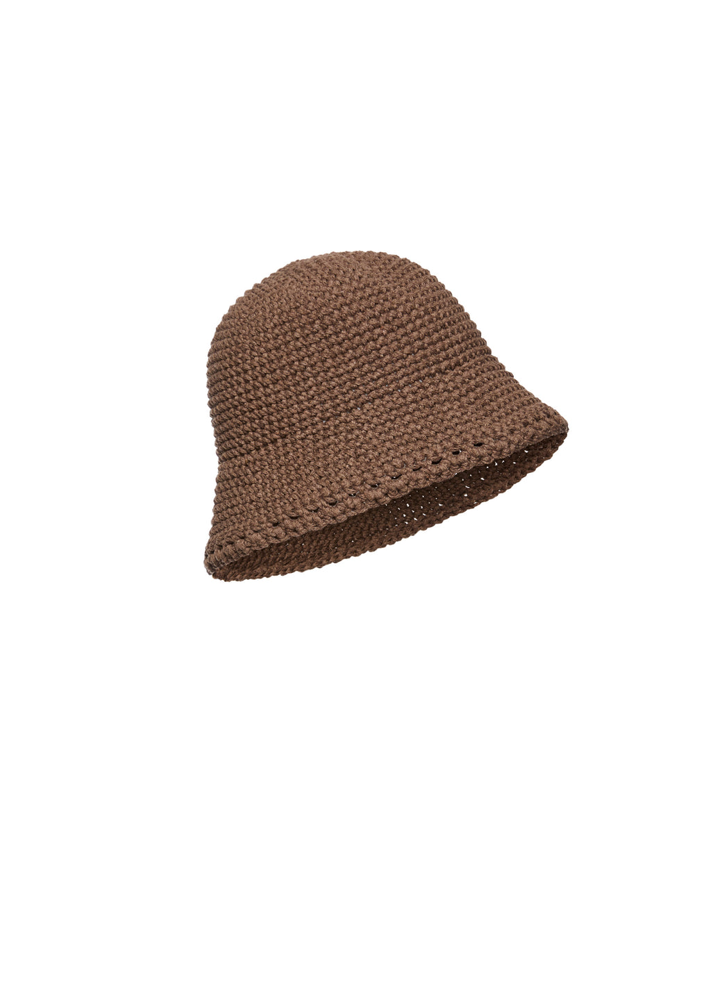 SS25 CROCHET 06 HAT BROWN