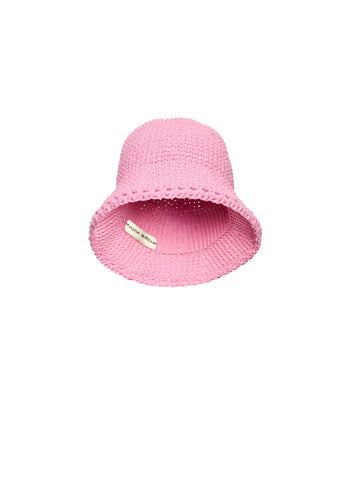 SS25 CROCHET 06 HAT PINK