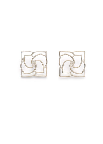 SS25 EARRINGS 07 RHODIUM SILVER