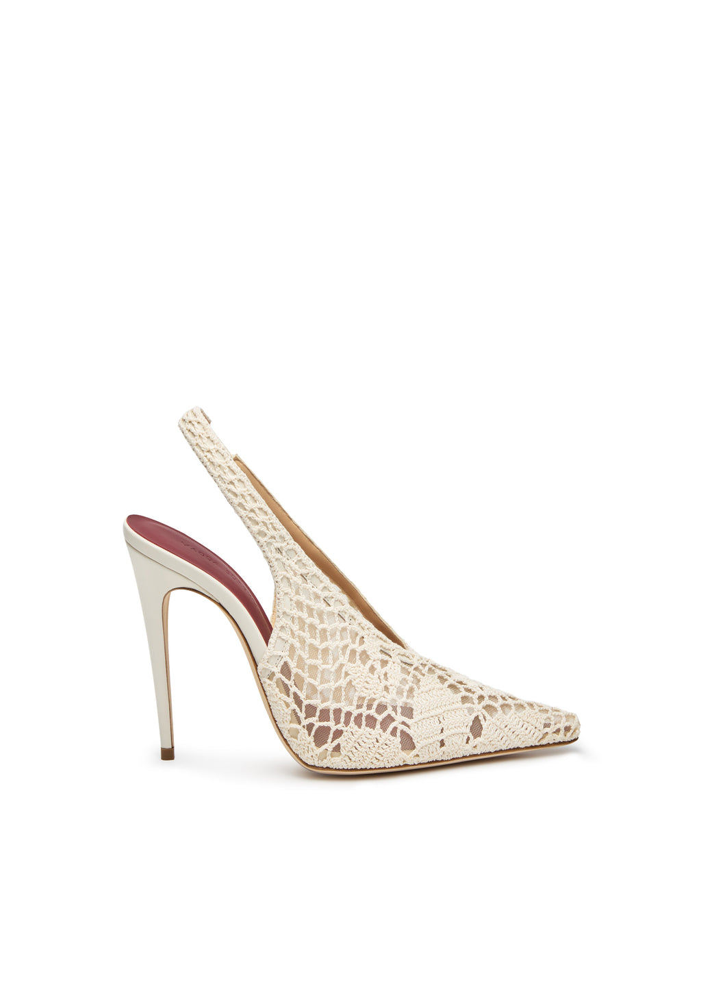 SS25 SLINGBACK CROCHET CREAM