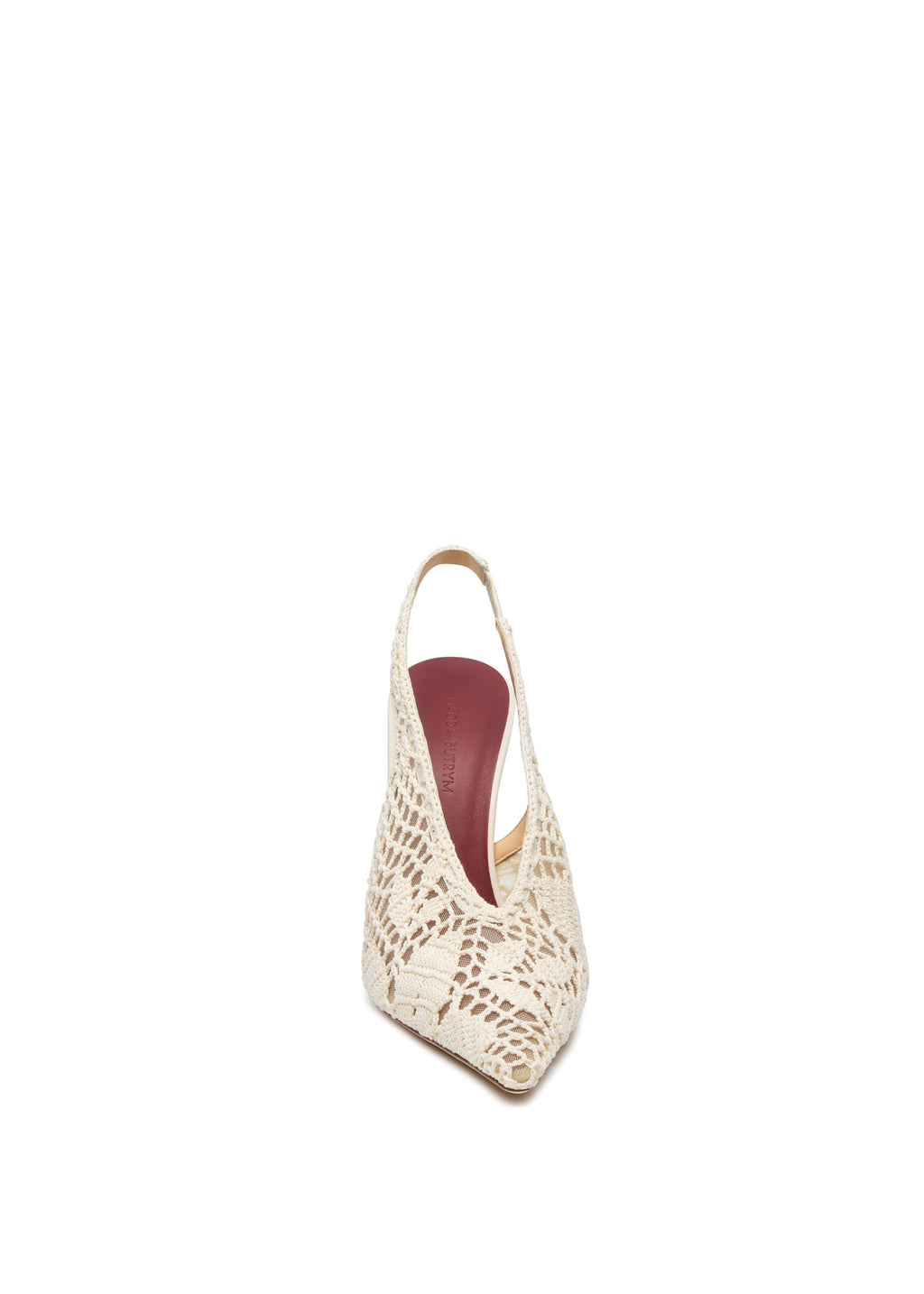 SS25 SLINGBACK CROCHET CREAM