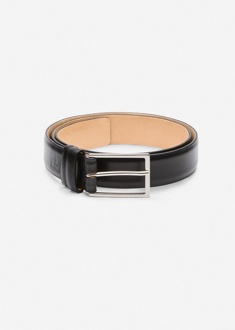 Leather Belt Black Silver - Magda Butrym