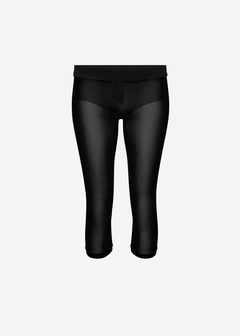 Low Rise Capri Pants in Black - Magda Butrym