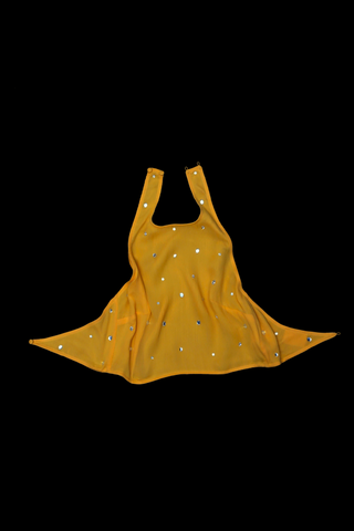 Halter Crystal IV Yellow Top