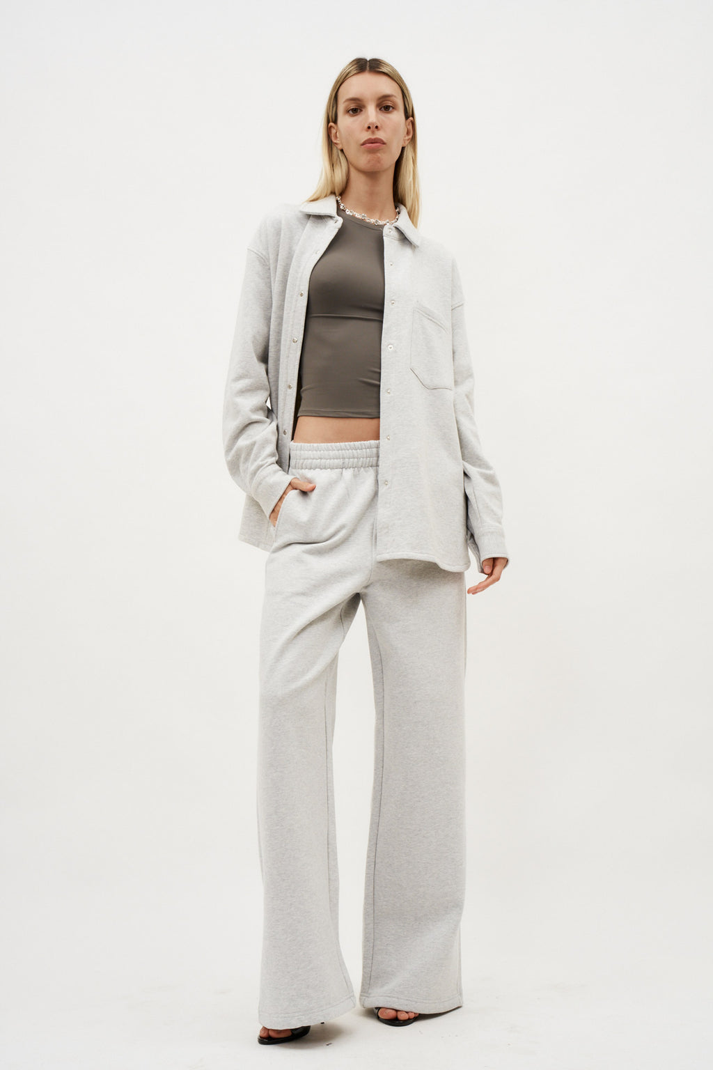 Adventure Grey Marle Trackpant - Désordre Boutique