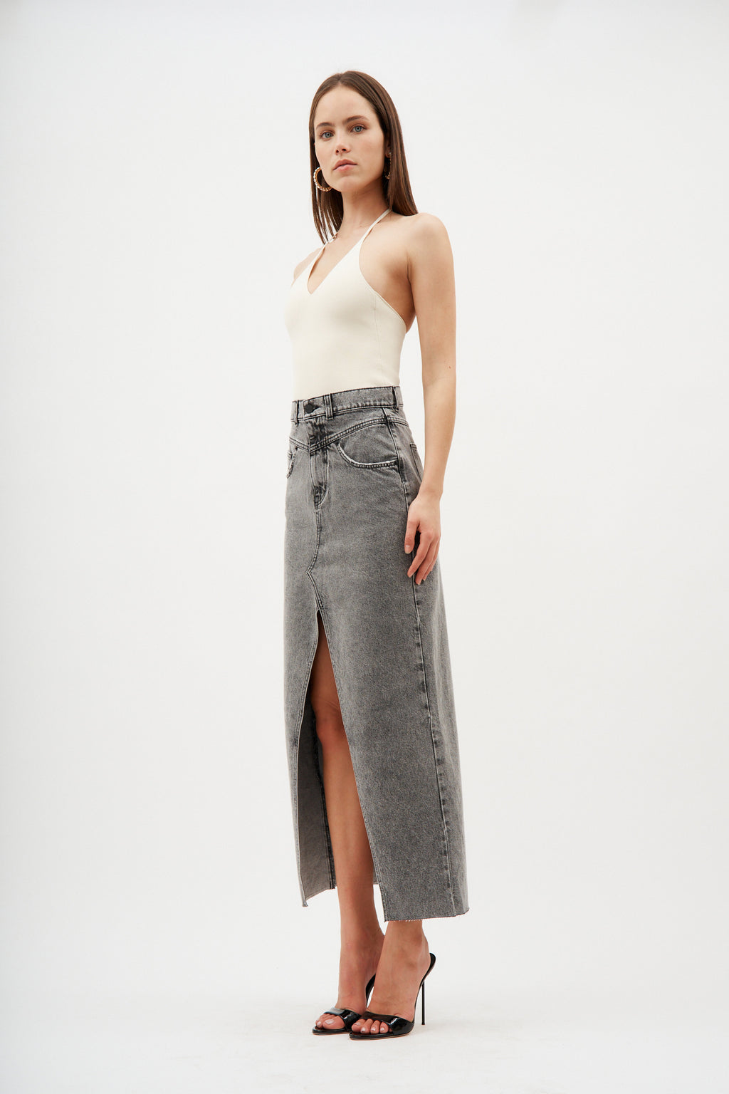 Aluta Grey Skirt - Désordre Boutique