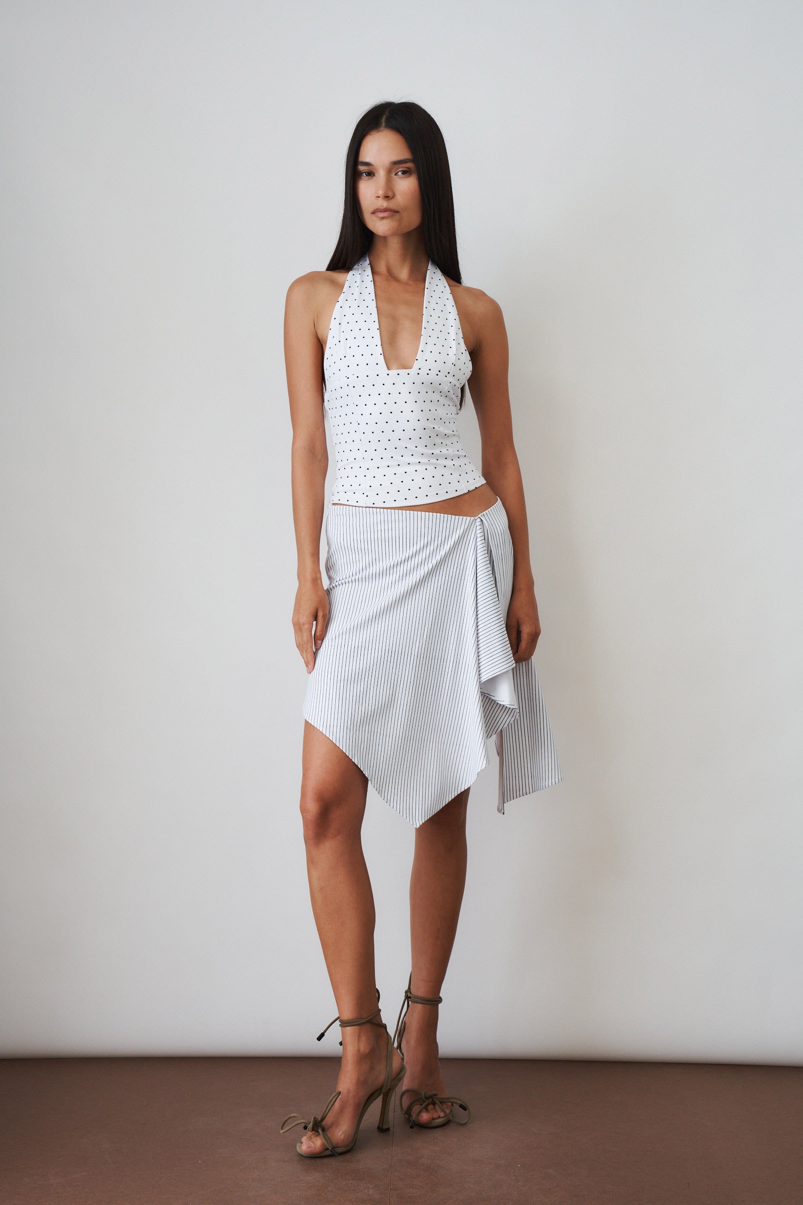 Bobbi Pinstripe Skirt - DÉSORDRE