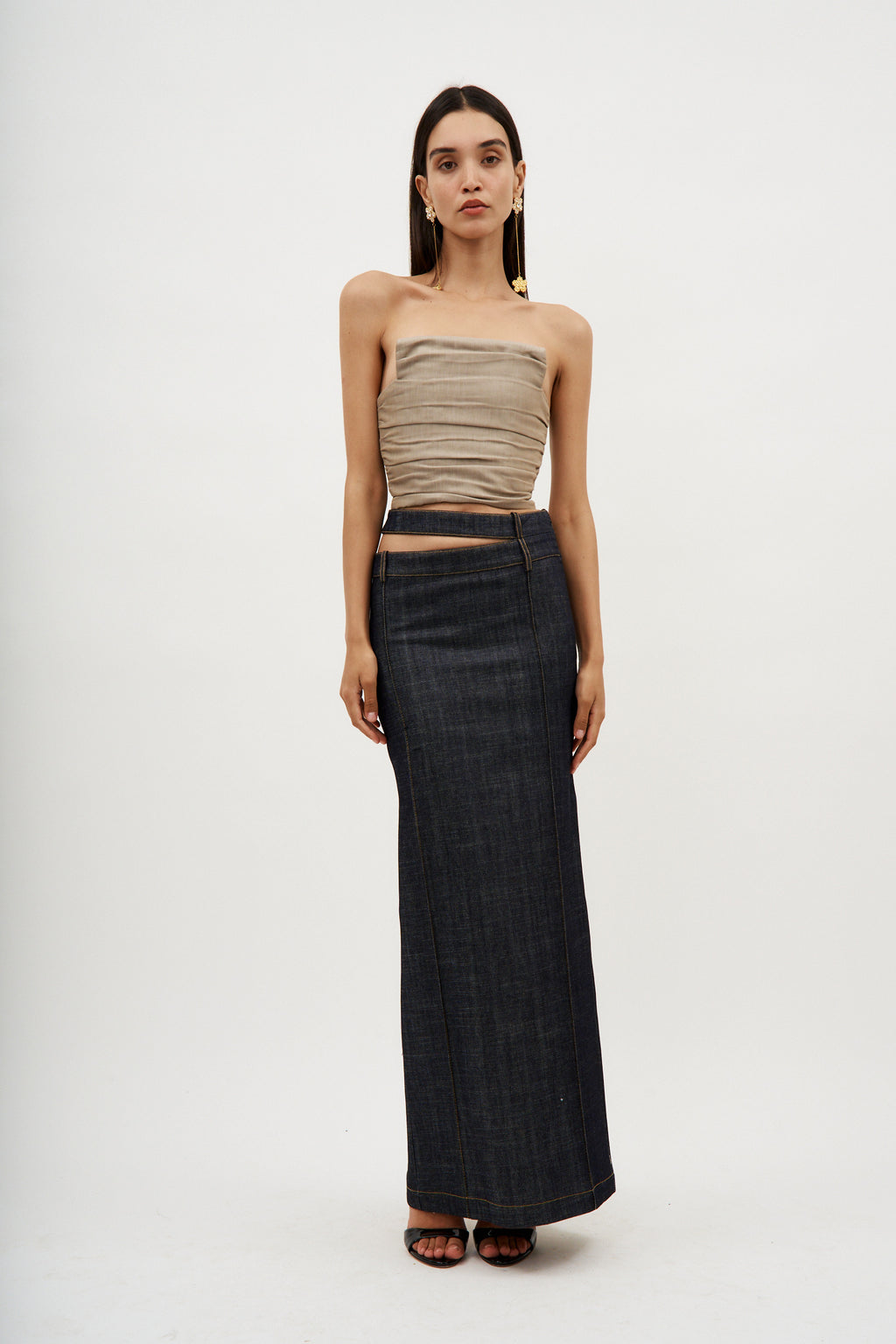 Ararat Navy Maxi Skirt - Désordre Boutique