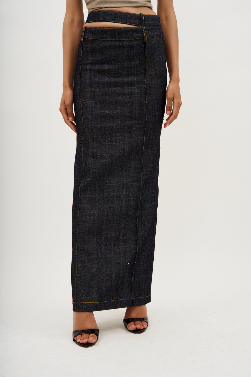 Ararat Navy Maxi Skirt - Désordre Boutique