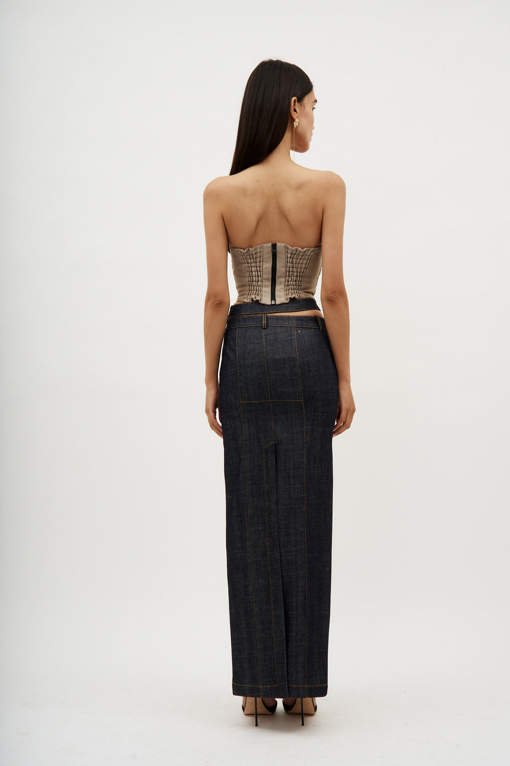 Ararat Navy Maxi Skirt - Désordre Boutique