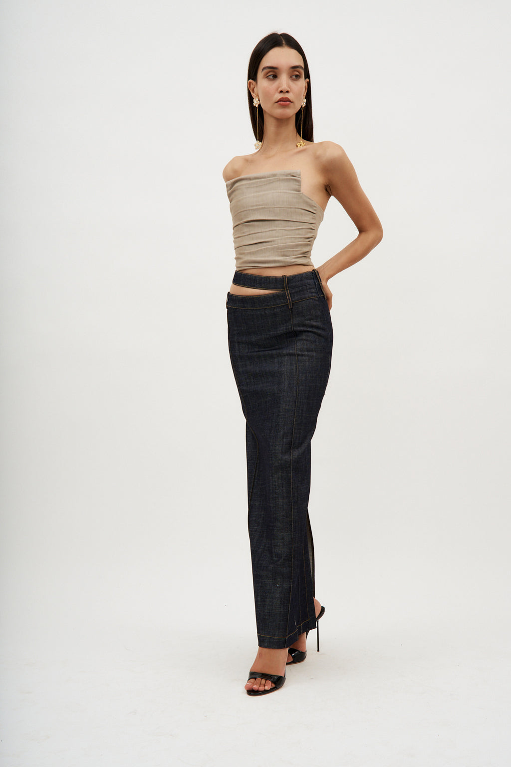 Ararat Navy Maxi Skirt - Désordre Boutique