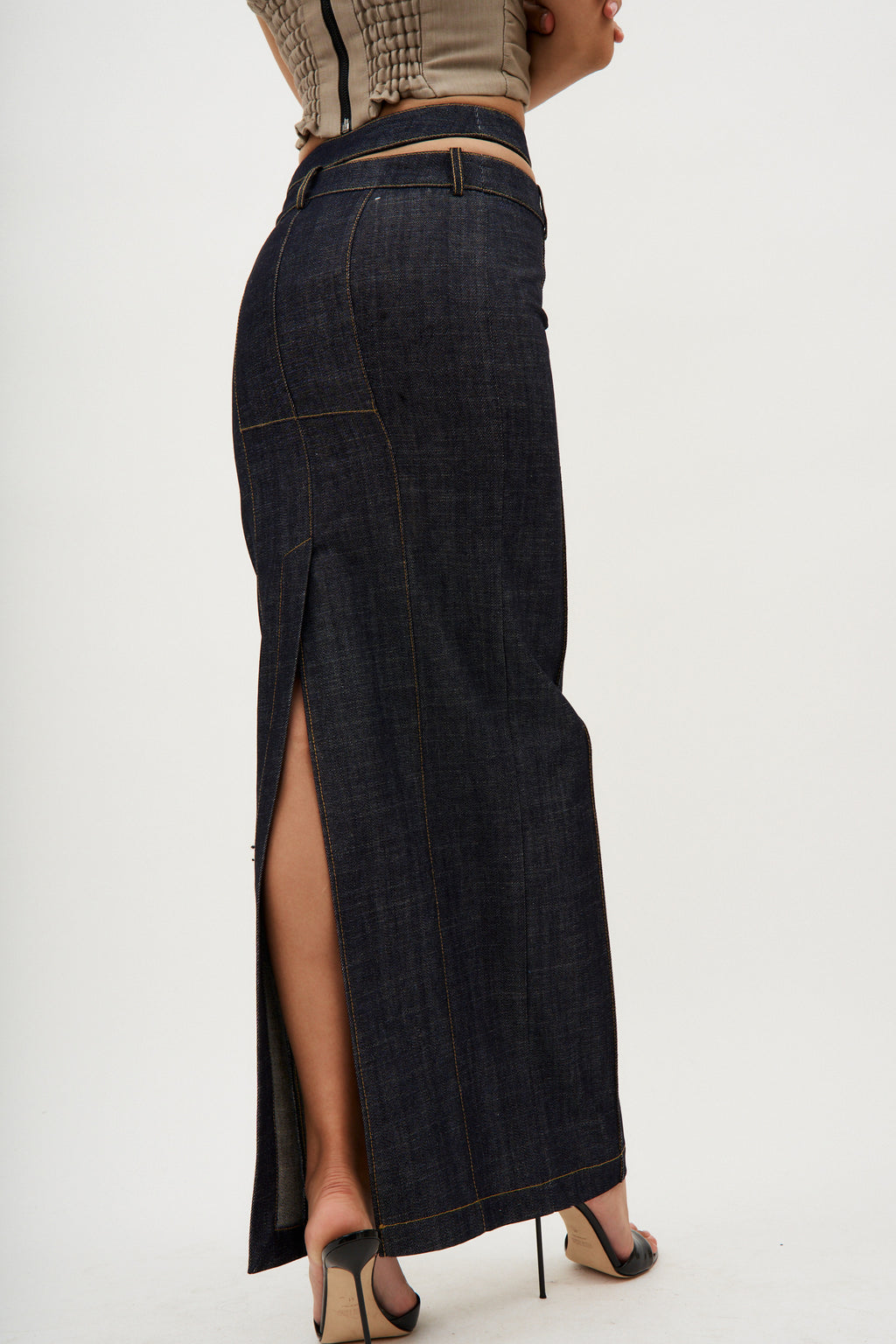 Ararat Navy Maxi Skirt - Désordre Boutique