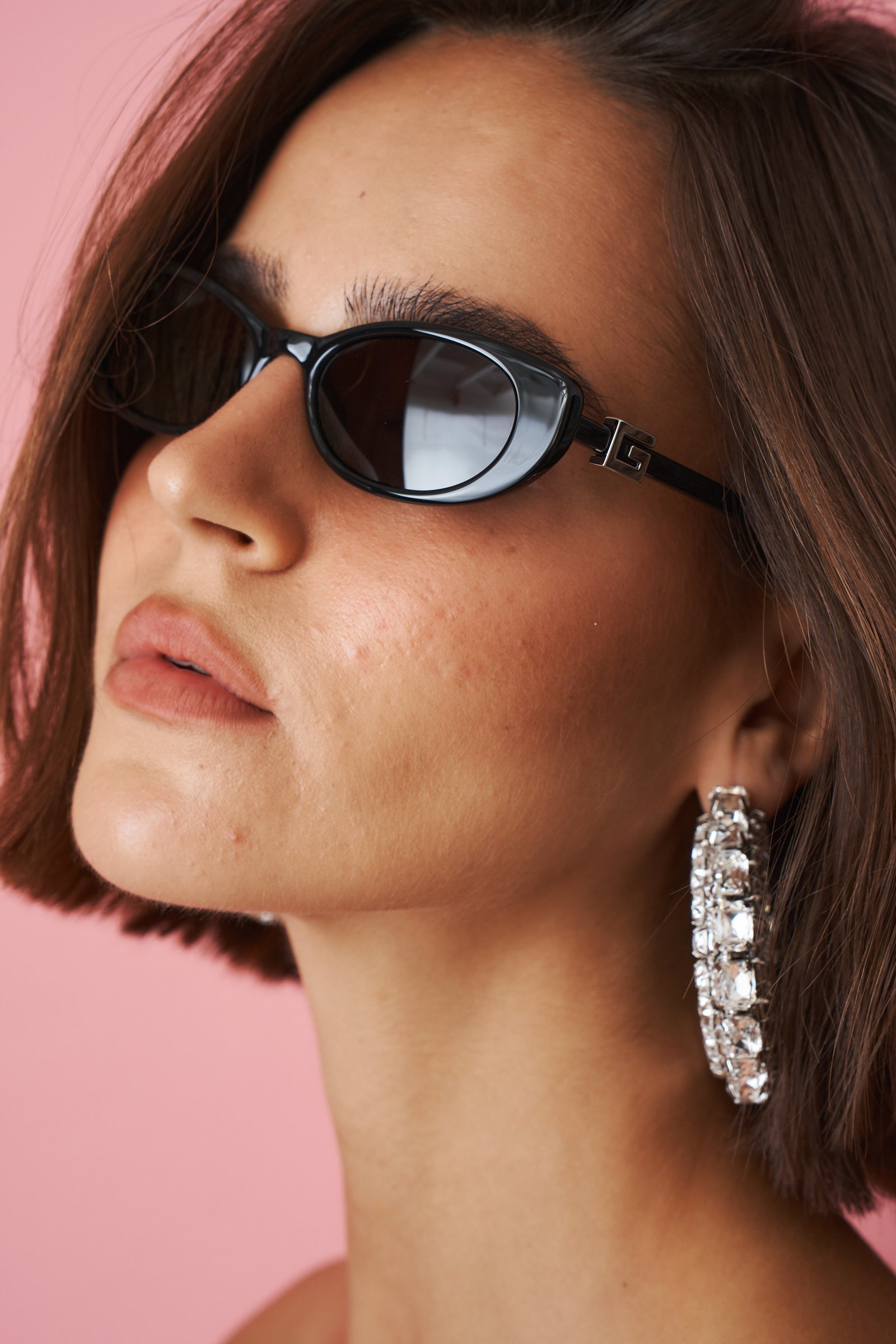 Crystal Hoops Large - DÉSORDRE