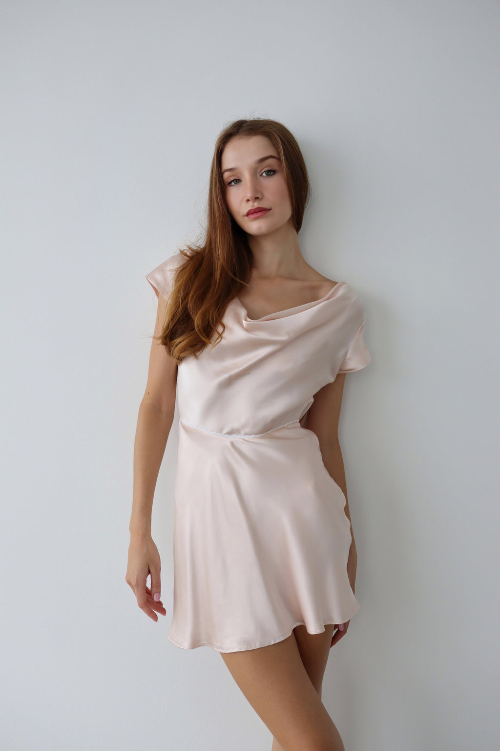 Ariel Pink Champagne Dress - Désordre Boutique