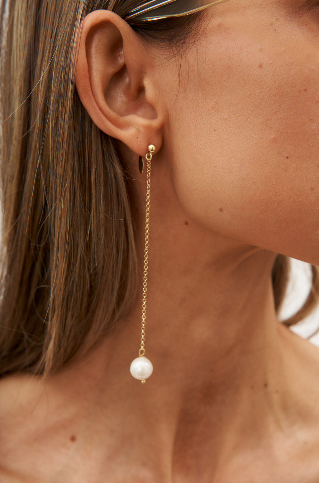 Asymmetrical Pearl Drop Earrings - Désordre Boutique