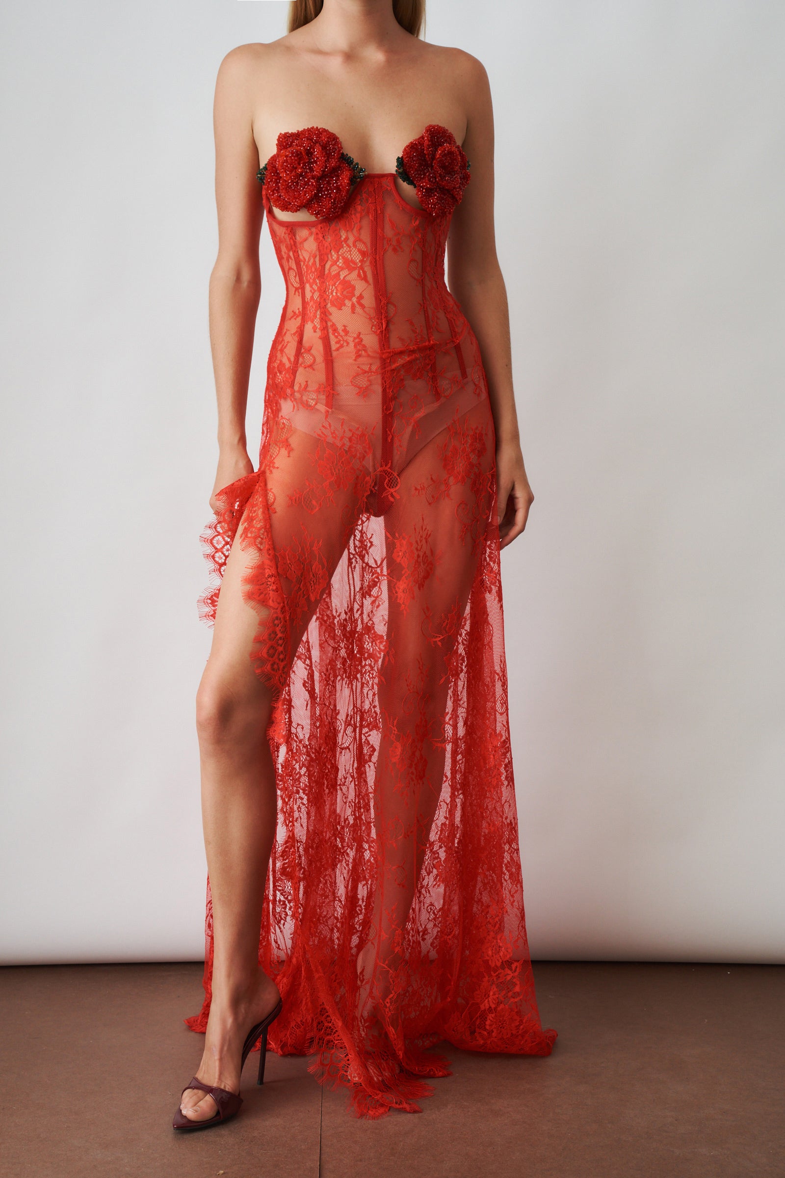 Ringside Rose Dress - DÉSORDRE