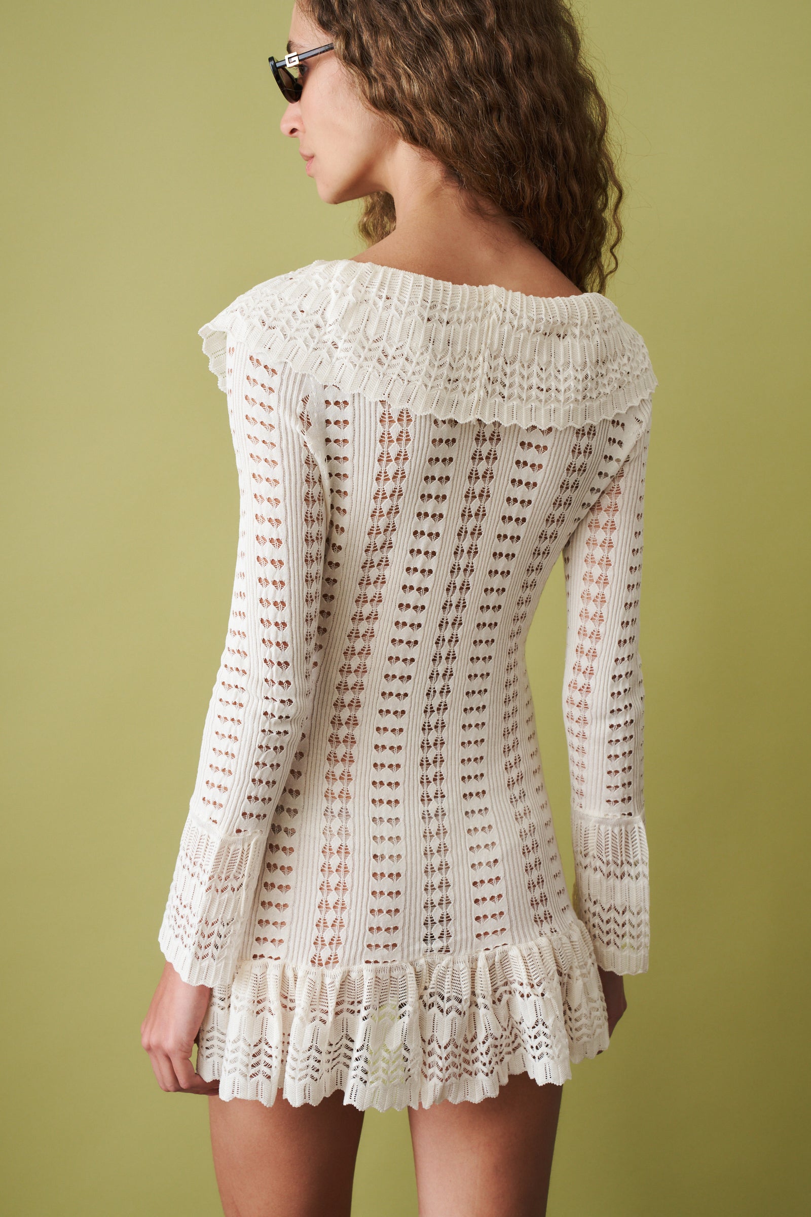 Aster Dress White - DÉSORDRE