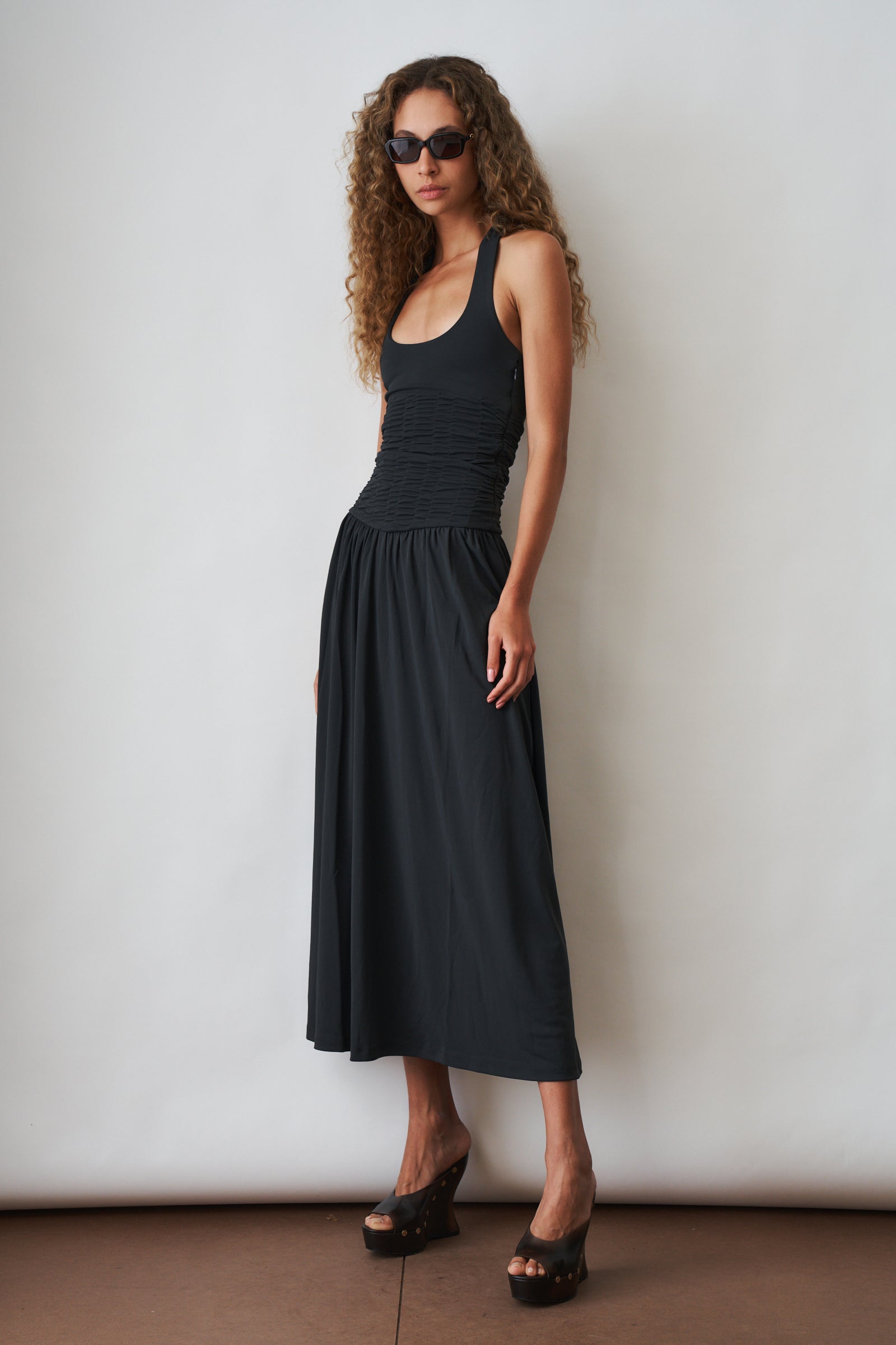 Palo Maxi Dress Gray - DÉSORDRE