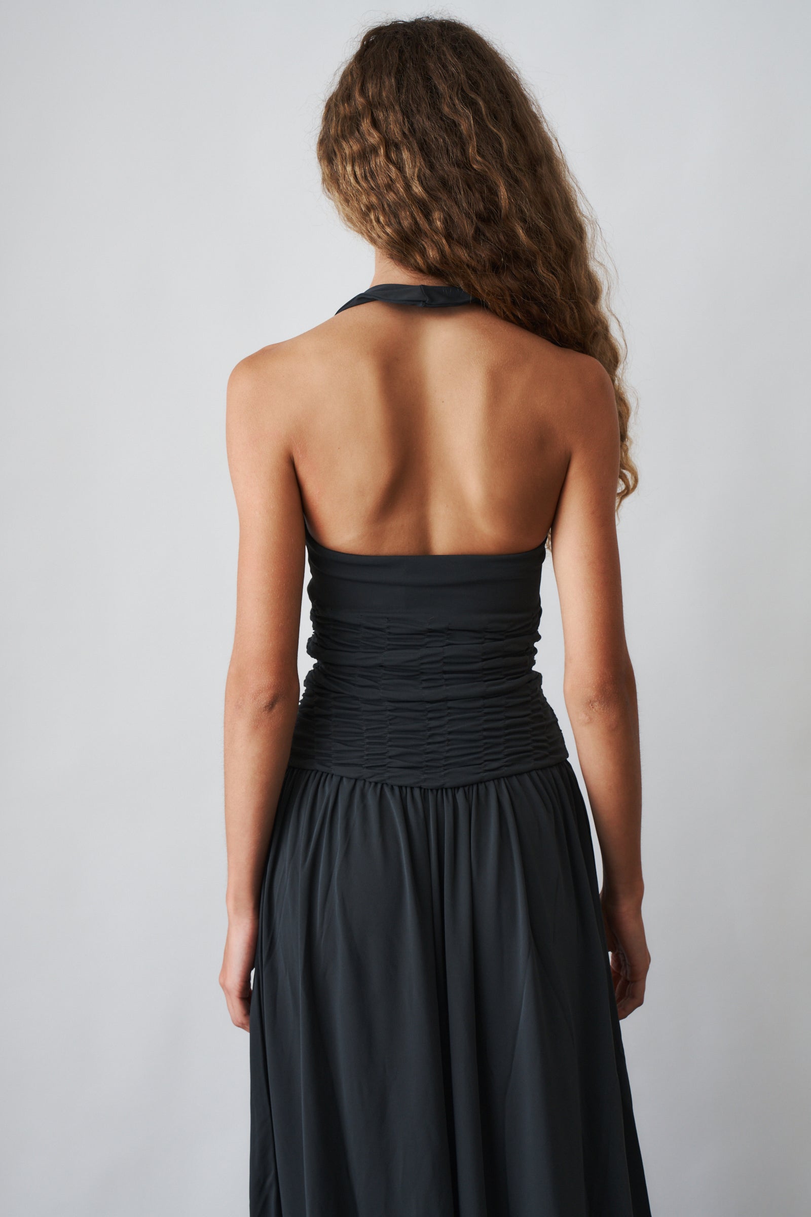 Palo Maxi Dress Gray - DÉSORDRE