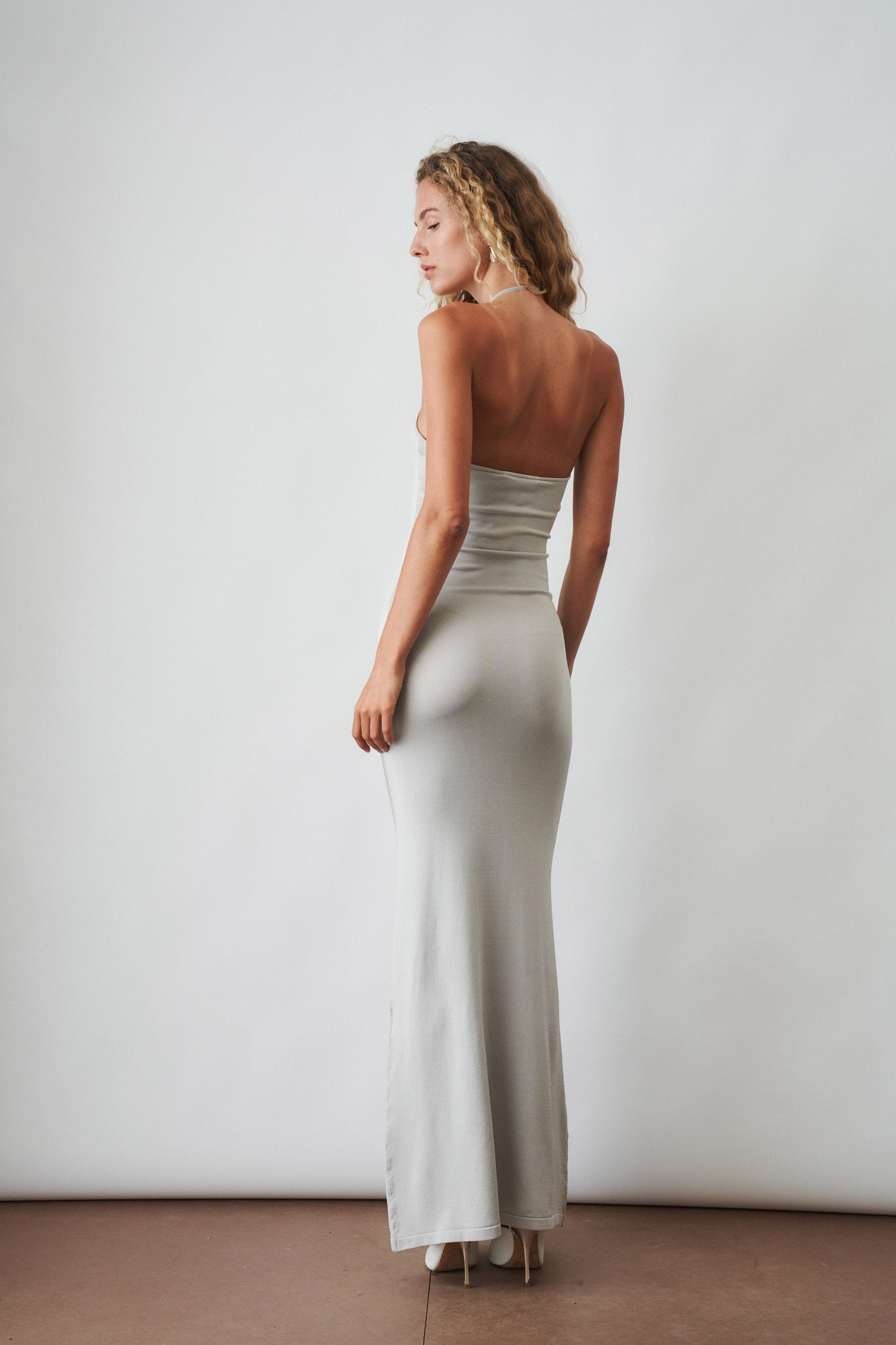Sereno Dress Grey - DÉSORDRE