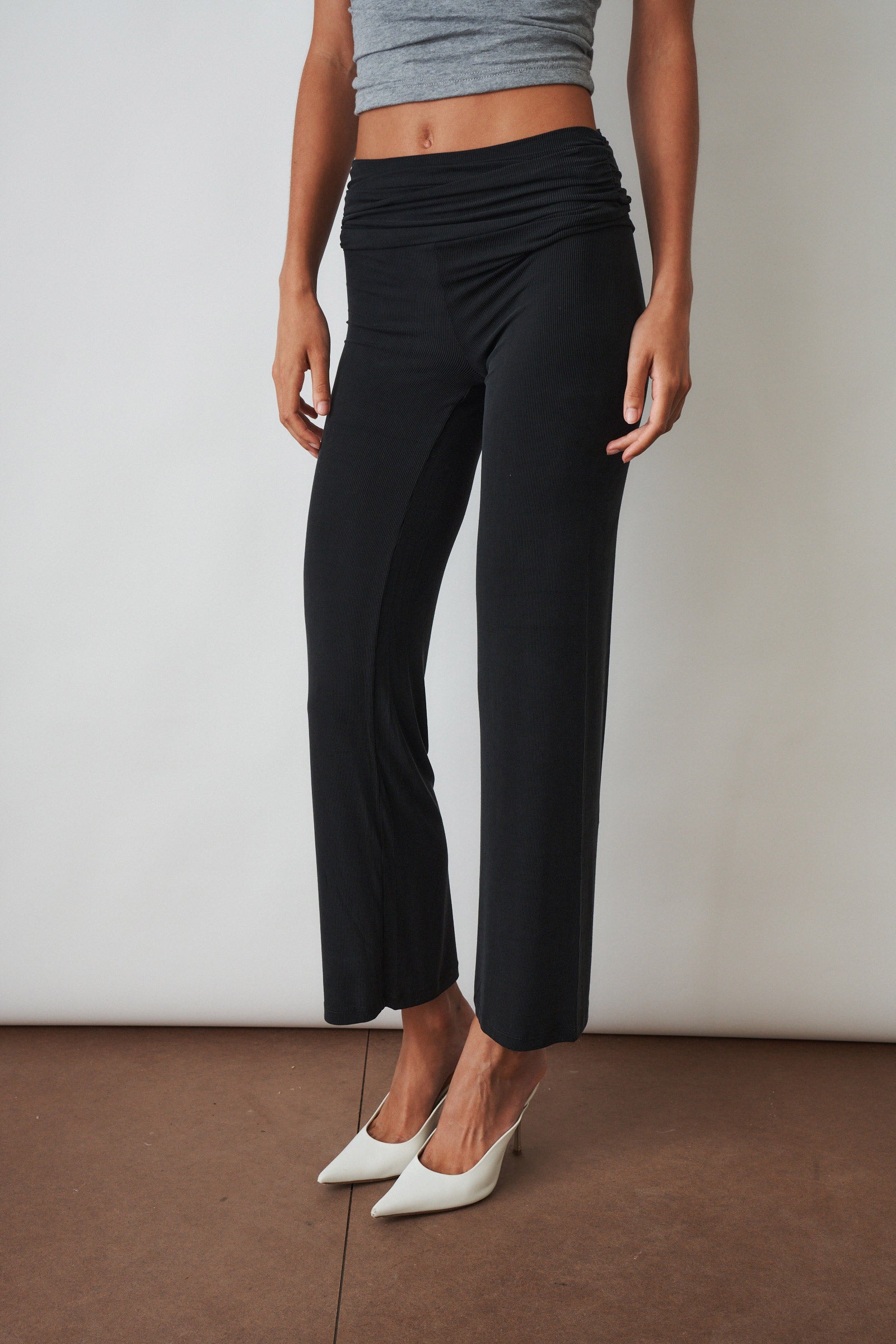 Ruched fold over pants - DÉSORDRE
