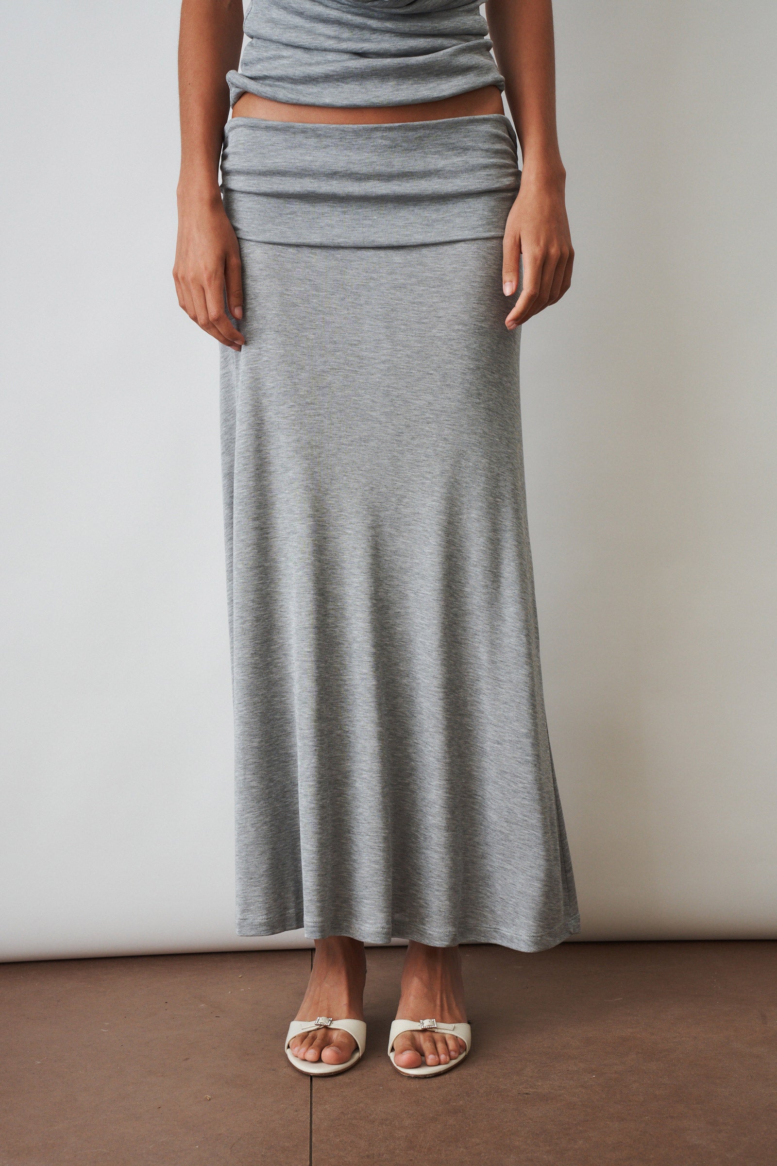 Ferya Skirt Gray - DÉSORDRE