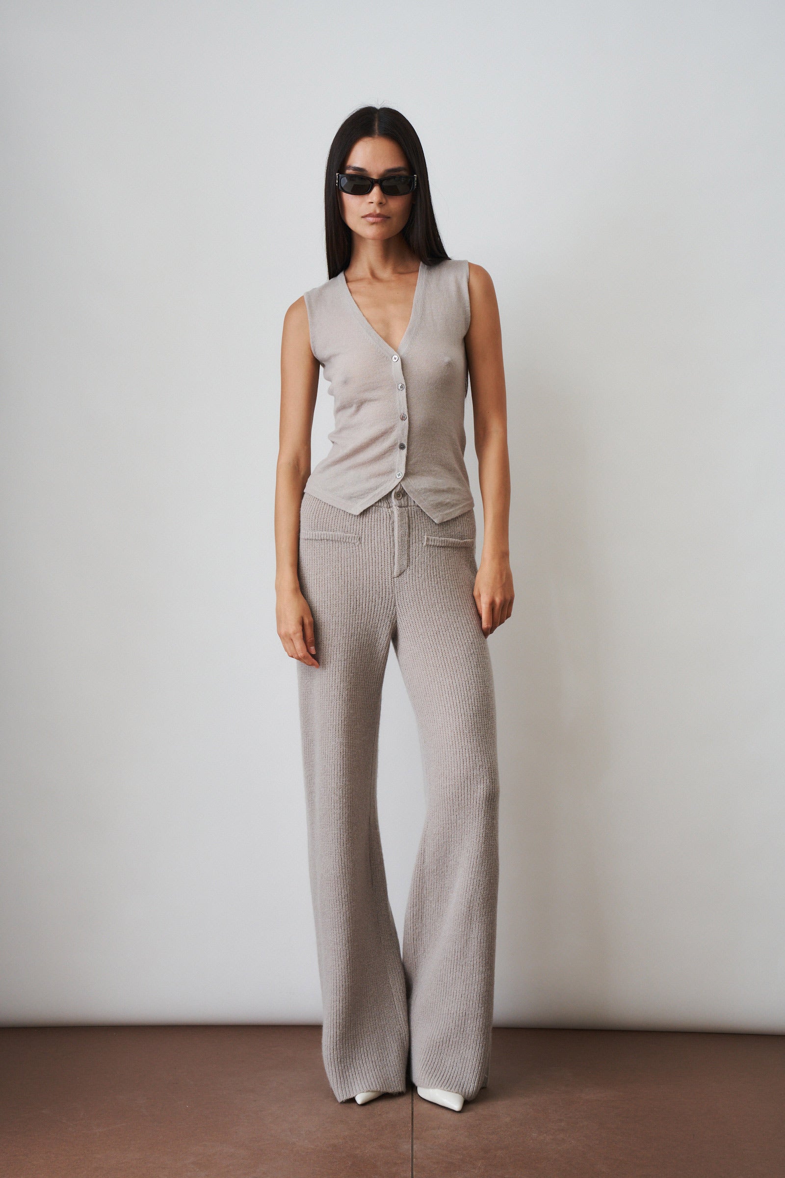 Ele Button Vest Top - DÉSORDRE