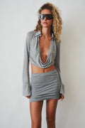 Ferya Top Gray - DÉSORDRE