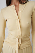 Long Sleeve Tie Button Up - DÉSORDRE