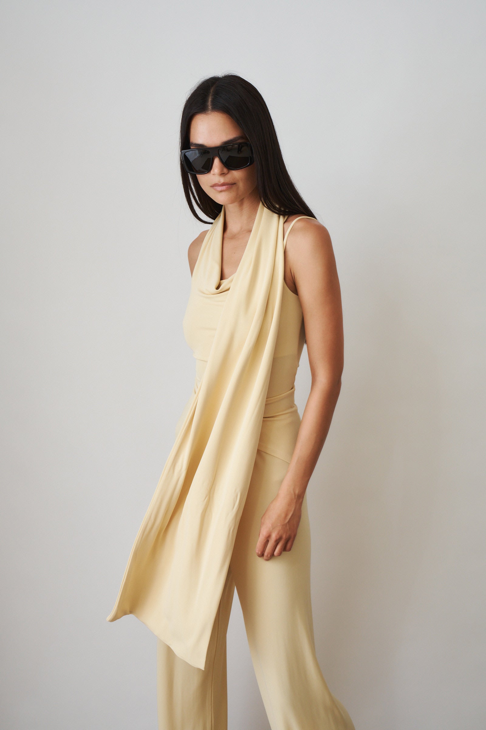 Asymmetrical Scarf Tank - DÉSORDRE