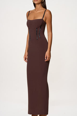 Allegra Cocoa Dress
