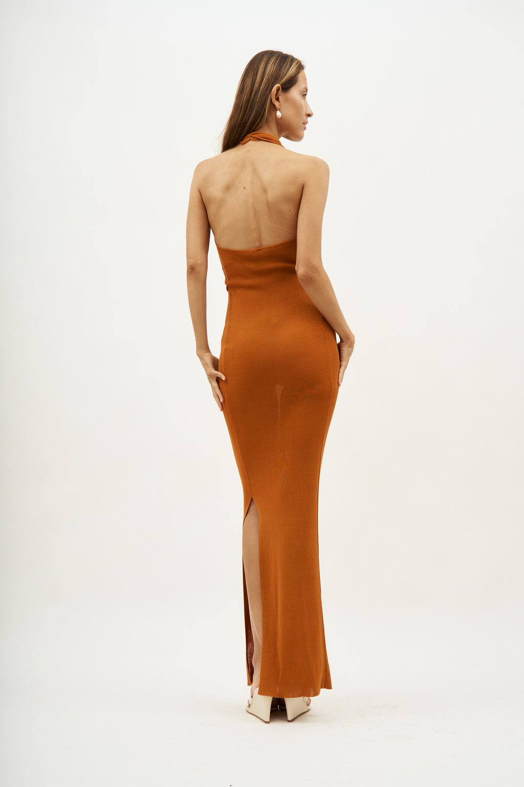 Because The Night Burnt Orange Dress - Désordre Boutique