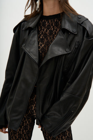 Bezons Leather Black Jacket - Désordre Boutique