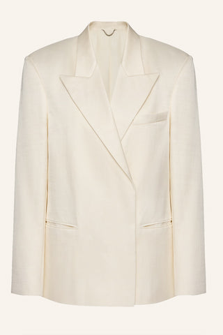 Wool Cream Blazer