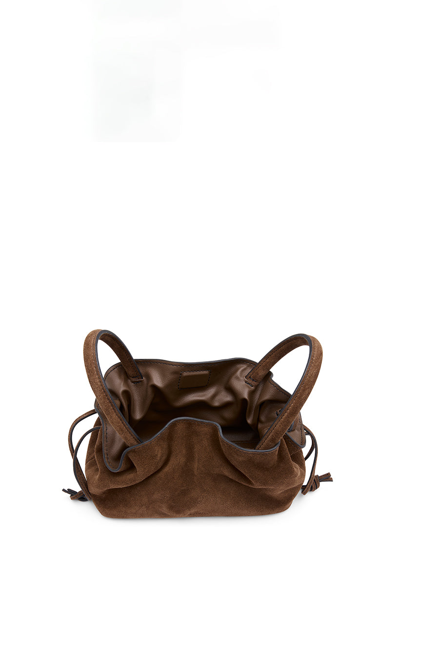 21.55 Brown Suede Mila Mini Tote