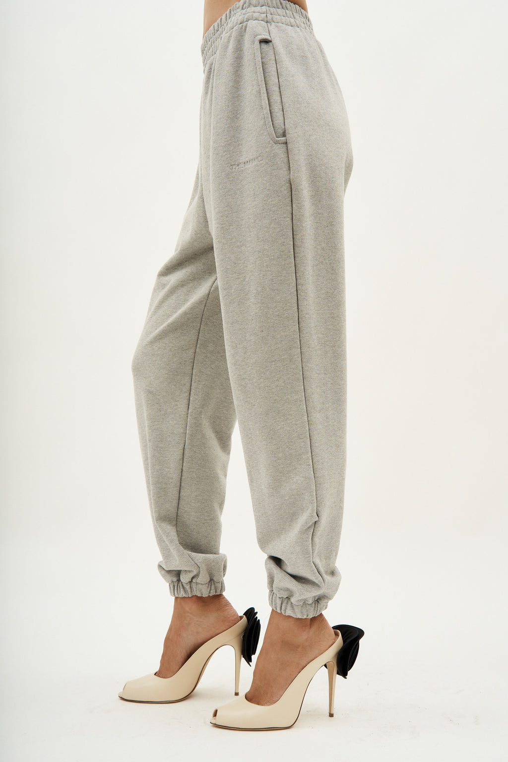 Bushra Grey Jogger Pants - Désordre Boutique