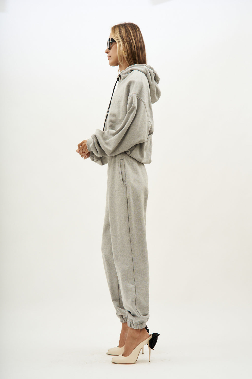 Bushra Grey Jogger Pants - Désordre Boutique