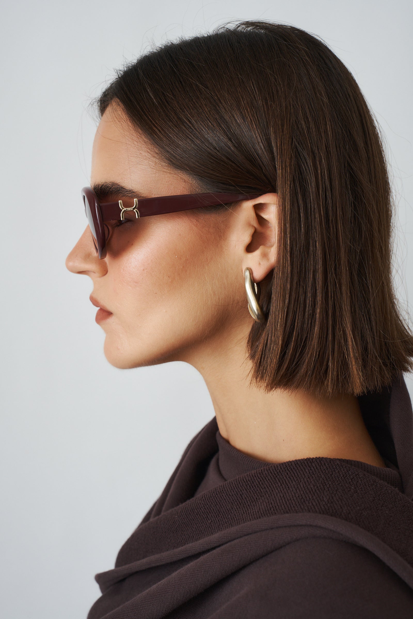 Plum Oval Sunglasses - DÉSORDRE