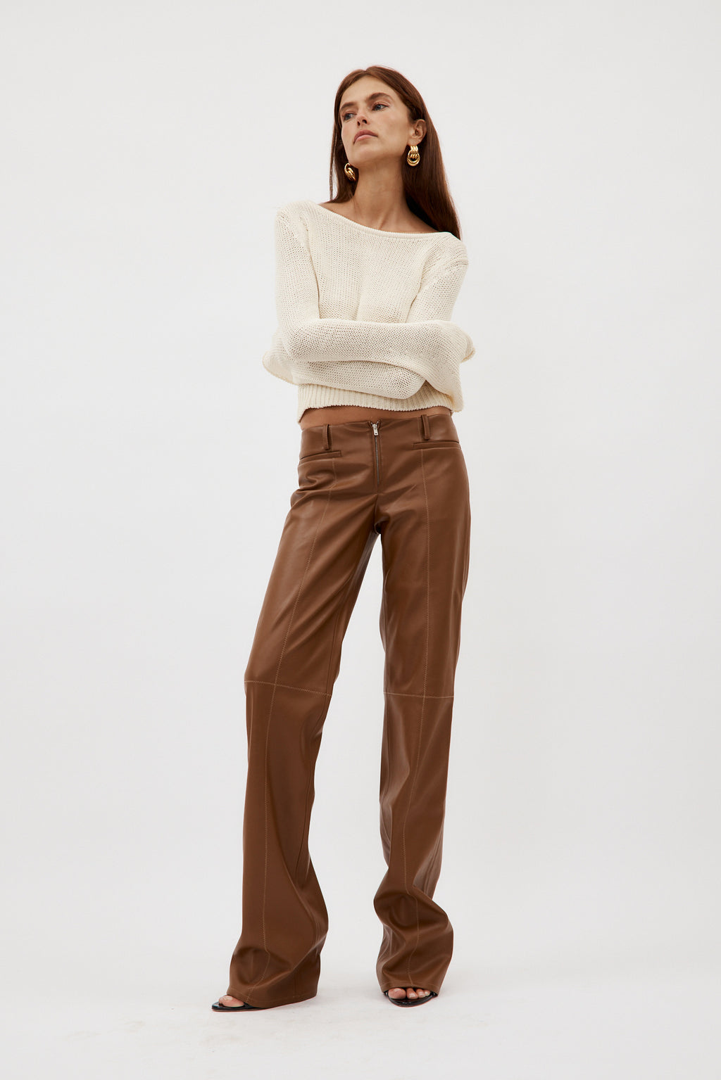 Cida Camel Pants - Désordre Boutique