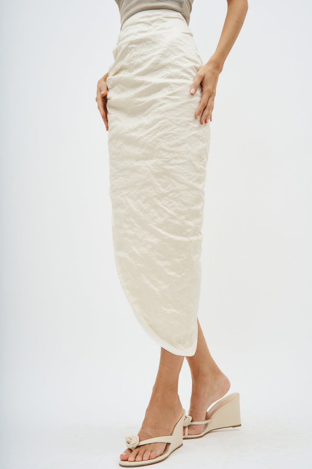 Cologne Pearl Crush Skirt - Désordre Boutique