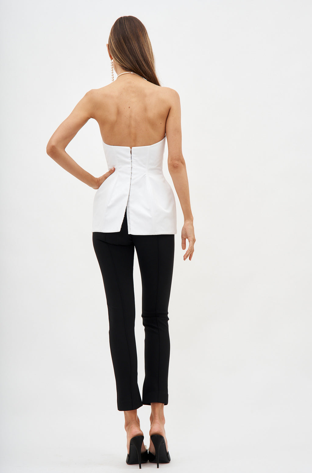 Cotton Corset White Top - Désordre Boutique