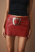 Christina Cena Skirt Red - DÉSORDRE