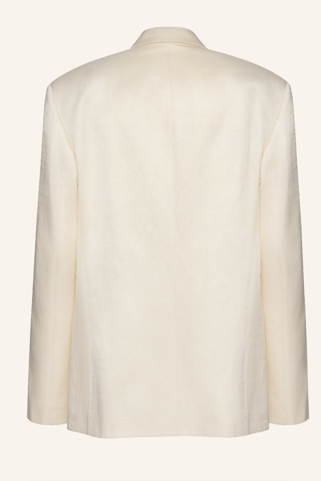 Wool Cream Blazer