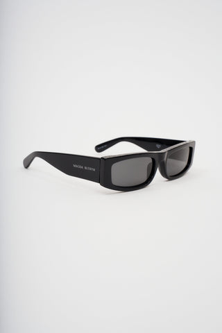 Crystal Rectangular Black Sunglasses - Désordre Boutique