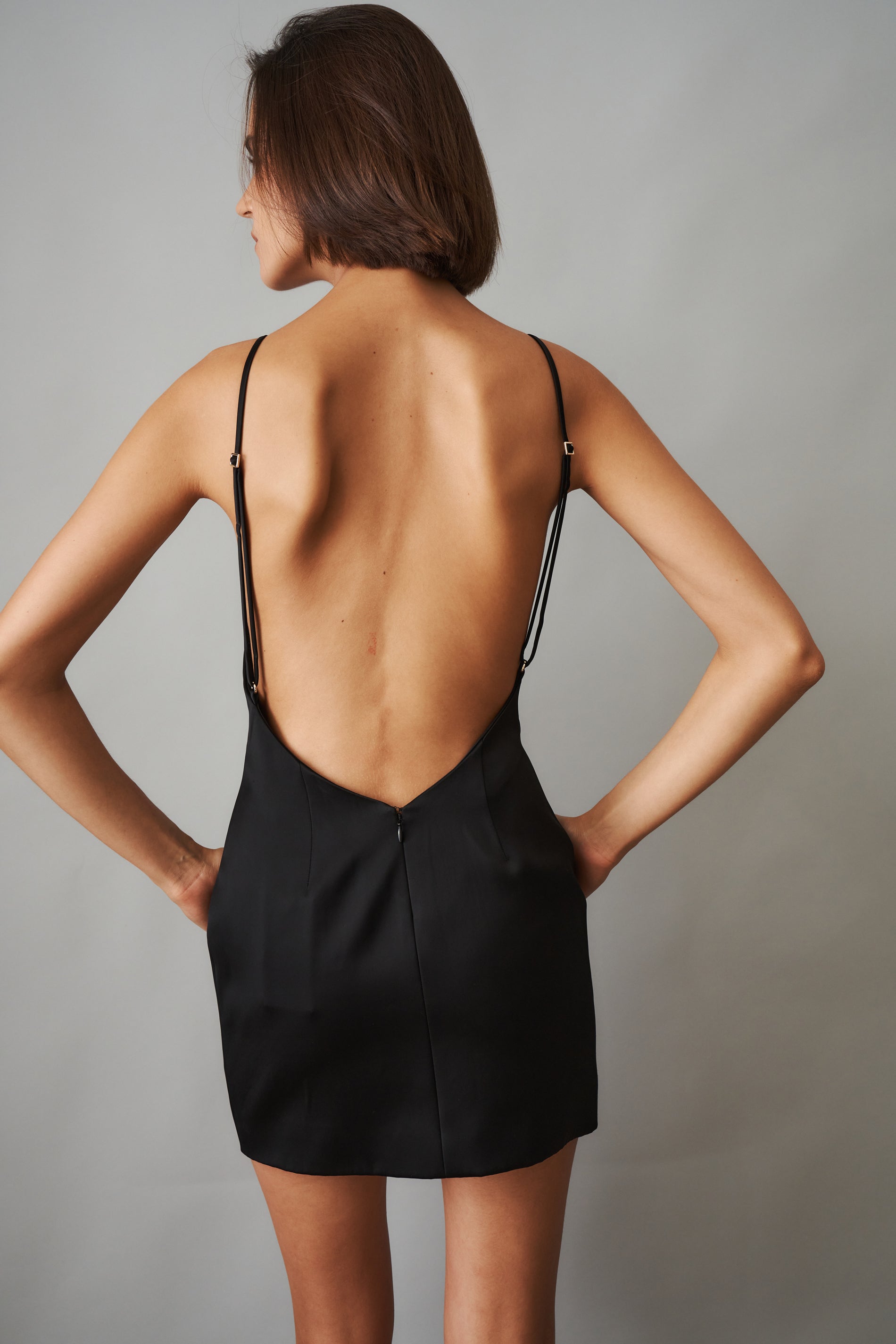 Elle Duchess Black Dress - DÉSORDRE