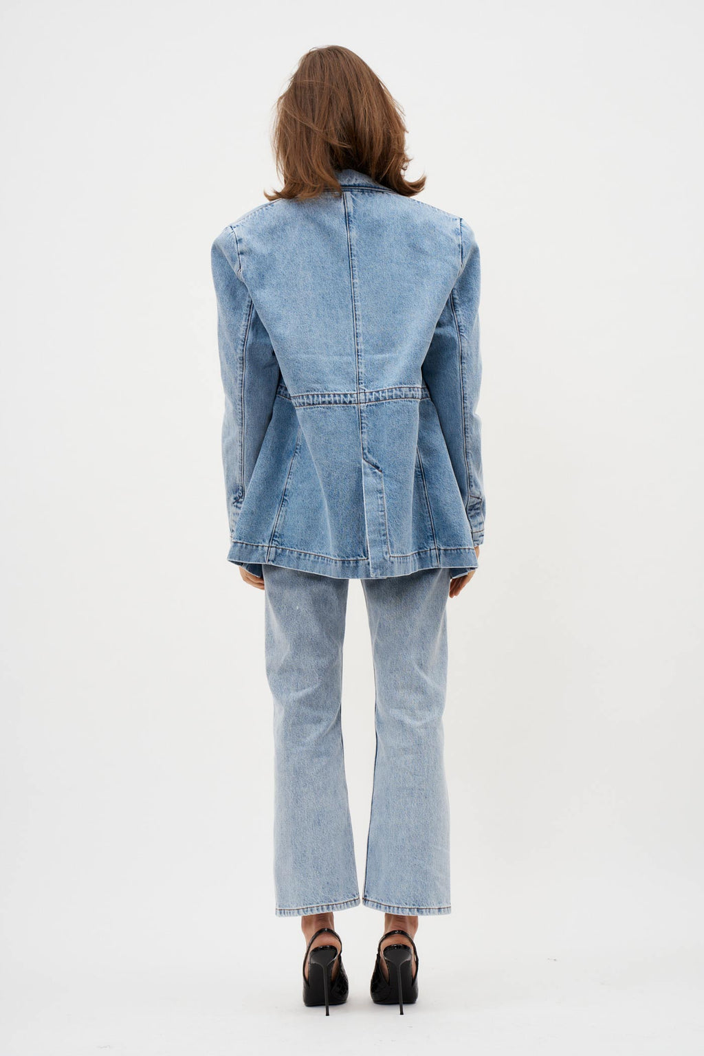 Dina Denim Washed Blue Blazer - Désordre Boutique