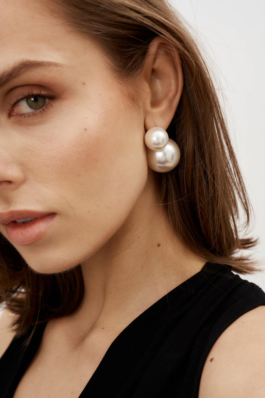 Double Pearl Drop Earrings - Désordre Boutique