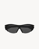 Half Rim Shield Sunglasses