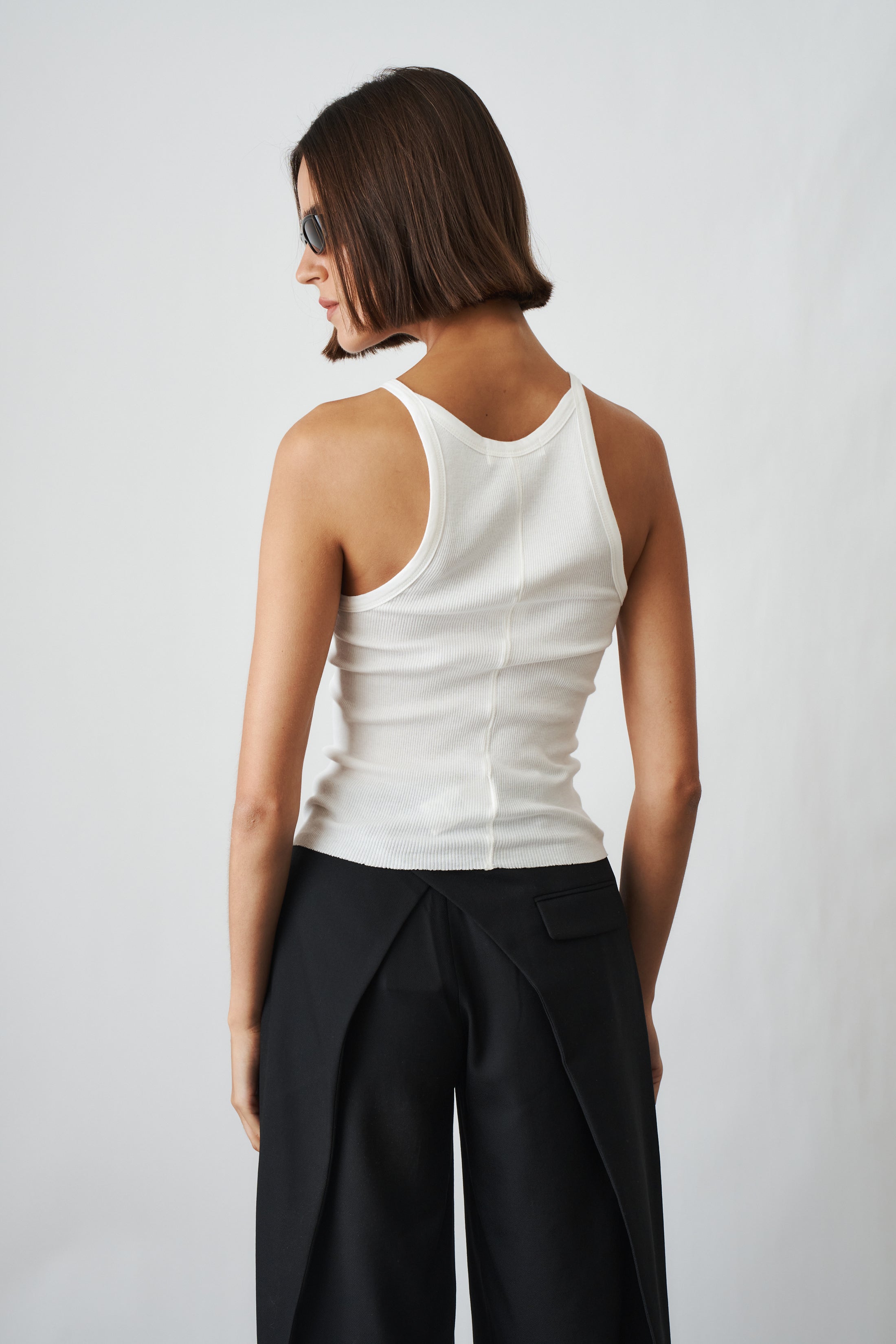 Rib Tank Ivory - DÉSORDRE