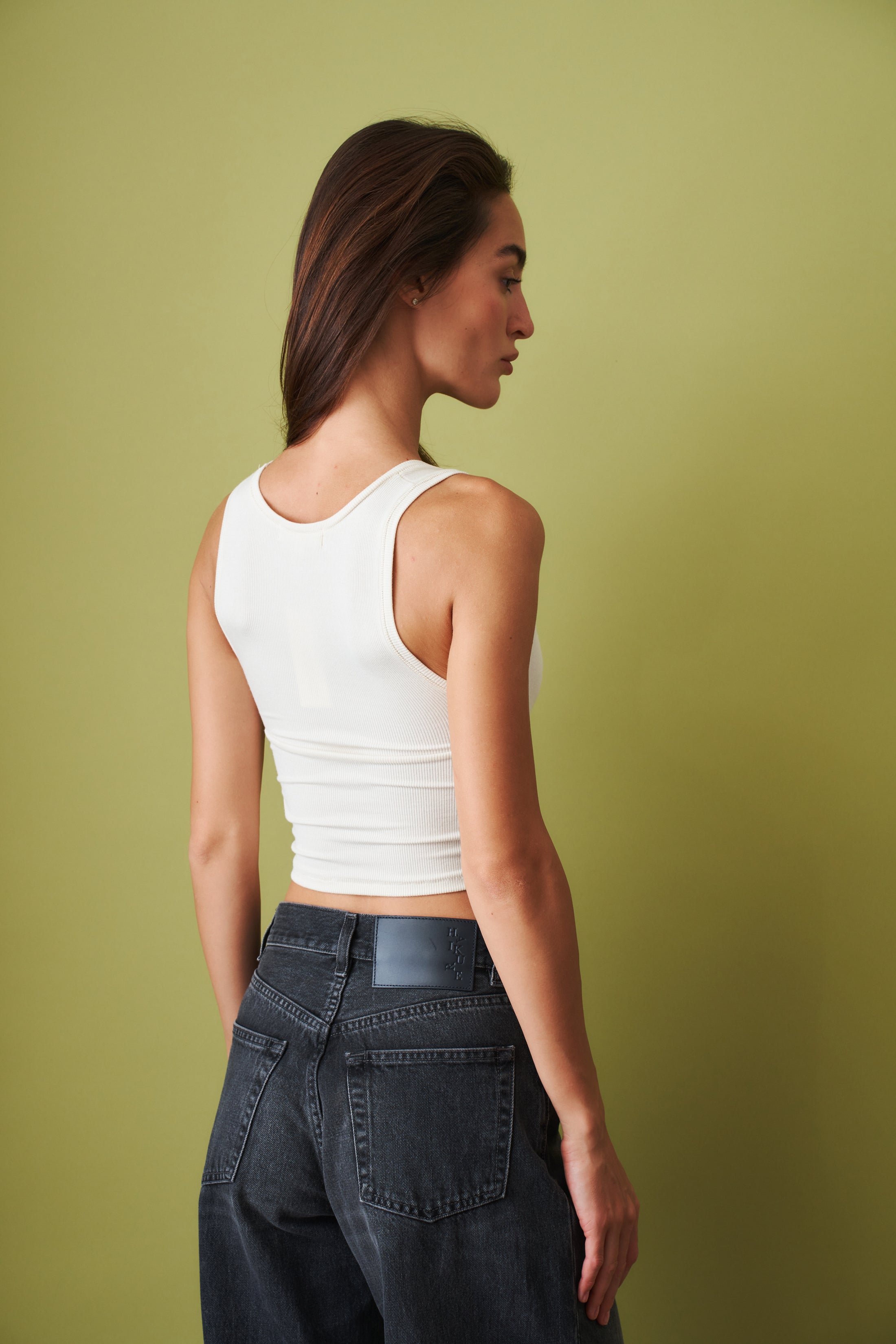 Square Neck Tank Cream - DÉSORDRE